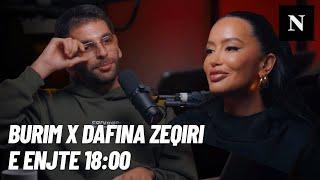 Promo: Burim Pacolli x Dafina Zeqiri, të enjten në ora 18:00. Mos e humbisni