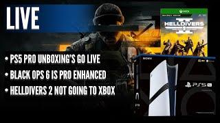 PS5 Pro Unboxing's Go Live | Black Ops 6 Is Pro Enhanced | Reacting to Videos