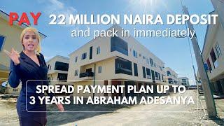 Inside a 3 & 4 bedroom duplex &apartment for sale with payment plan in Abraham Adesanya, Ajah, Lagos