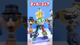 DIY Italian Briandrot TRANSFORM ROBOT: Gorillo, Cappucina... #diyrobot #robot #clay #shorts #diy