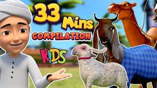 Ghulam Rasool Cartoon | Baqra Eid Special Compilation  | Islamic Cartoon Series | Kids Land