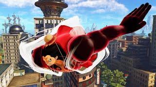 ONE PIECE WORLD SEEKER Luffy is spider-man