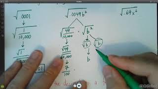 Kuo Academy: Simplifying Radicals that Include a Decimal #2