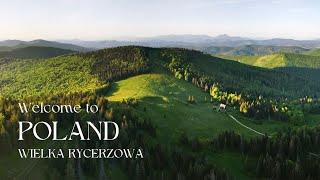 Wielka Rycerzowa - Breathtaking Mountain Cinematic Drone Footage Aerial Views 4K  Beskidy DJI MINI 3