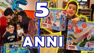 il QUINTO COMPLEANNO di nostro FIGLIO Tommaso! +5