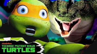 Leatherhead Rescues The Ninja Turtles  | Full Episode in 5 Minutes | TMNT