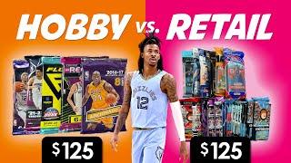 $125 Hobby vs. $125 Retail Basketball Packs  Quality vs. Quantity