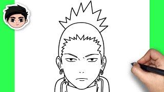 How To Draw Shikamaru | Naruto - Easy Step By Step