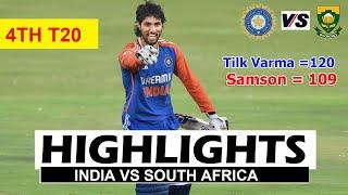 Highlights | India Vs South Africa 4th T20 Match 2024 | Ind Vs Sa