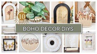 10 BOHO DECOR DIY'S | *EASY & AFFORDABLE* SPRING BOHEMIAN DECOR