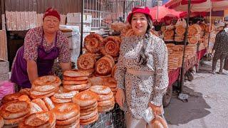 Кыргызстан!  ВОСТОЧНЫЙ БАЗАР! Шашлык, Плов, Самса! Домашняя Колбаса ! Street food