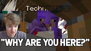 TommyInnit breaks into Technoblade House  on Dream SMP