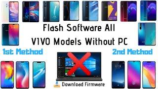 Install software Vivo y12 y15 y17 y19 y11 Y91 Y93, flash firmware S1 Pro V19 V17 V15 V11 without PC