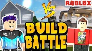 EPIC ROBLOX BUILD BATTLE VS JELLYFISHJIM!  (Bloxburg Build Battle)