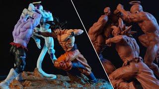 Sculpting GOKU and FRIEZA vs JIREN Diorama | Dragon Ball Super