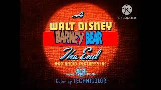 Barney Bear:Busybody bear 1952 RKO title outro