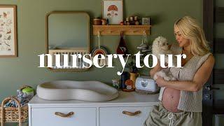 our woodland themed baby room | nursery tour