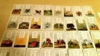 Lenormand Kartenlegen - großes Blatt