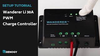 Renogy Wanderer Li 30A PWM Charge Controller