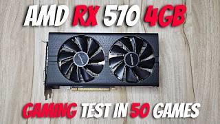 AMD RX 570 4GB Gaming Test in 50 Games