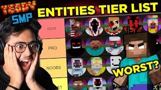 DEADLY ENTITIES OF MINECRAFT TEDDY SMP BY TIER LIST - TEDDY GANG