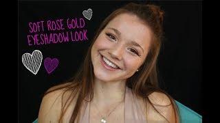 ROSE GOLD EYESHADOW Makeup Tutorial | Lauren Miller