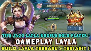 CARA MAIN LAYLA TERBARUBUILD EMBLEM DAN ITEM LAYLA TERSAKITGAMEPLAY LAYLA - MOBILE LEGENDS #mlbb