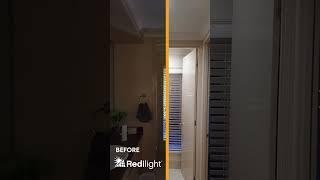 Redilight Skylight Alternative Before & After -  Ensuite #home #skylight #greenenergy #solar