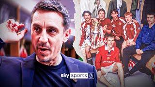 Gary Neville's GUIDED TOUR of the Manchester United dressing room!