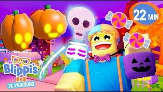 Blippi's Halloween Roblox Full Gameplay! Gaming Videos and Songs