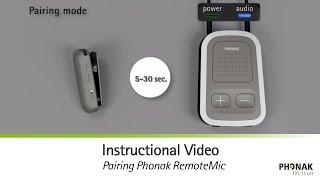 Pairing Phonak RemoteMic