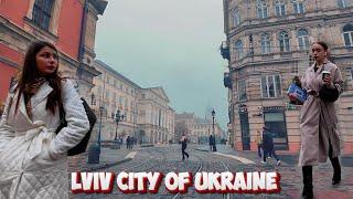 Morning Lviv in the Fog: Atmospheric Street Tour [4k Virtual Walk]