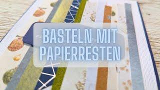 Elegante Weihnachtskarten aus Papierresten I Foil Pattern Paperpads und Luxe Paper Blöcke vom Action