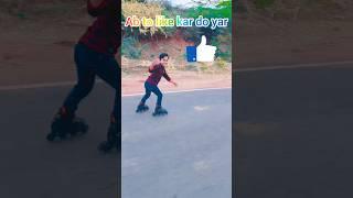 Speed skating! Hill skating #skating #viral #shorts #trending @vedskater