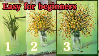 EASY Flower Painting For Beginners