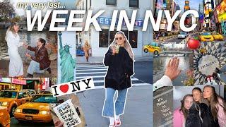 MY LAST WEEK IN NYC...  (we got engaged )