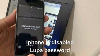 Lupa Password iphone