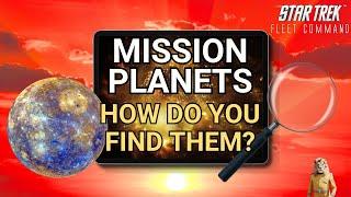 How to find Mission Planets | How to play Star Trek Fleet Command | Outside Views STFC