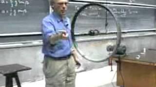 Wheel momentum Walter Lewin