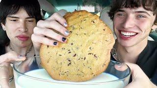 GIANT Cookie With ICED Milk w/ Carrington