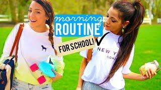 Morning Routine for School 2015 | Niki and Gabi