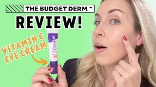 Reviewing $25 CeraVe Vitamin C Eye Cream! | The Budget Dermatologist