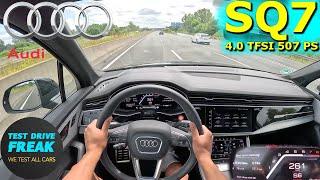 2023 Audi SQ7 4.0 TFSI Quattro 507 PS TOP SPEED AUTOBAHN DRIVE POV