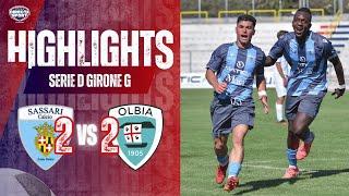 Calcio Serie D Gir. G - Sassari Calcio Latte Dolce - Olbia Calcio 1905 2-2 (Highlights)