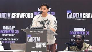 "NOT ON MY LEVEL" Ryan Garcia FIRES BACK at Terence Crawford During Press Conference