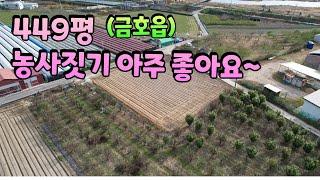 0910 금호읍 위치좋은 좋은땅 농사짓기 좋은 영천땅 입니다