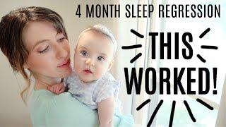 *PRACTICAL* 4 Month Sleep Regression Tips That ACTUALLY WORK! | How I Helped My Baby Start Sleeping