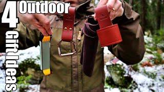 4 Gift Ideas For The Outdoors - Dangler, holder/holster and piece of Leather