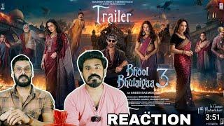 Bhool Bhulaiyaa 3 Official Trailer Reaction Kartik Aaryan Vidya Balan Madhuri | Entertainment Kizhi