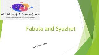 Fabula and Syuzhet (Russian Formalism)